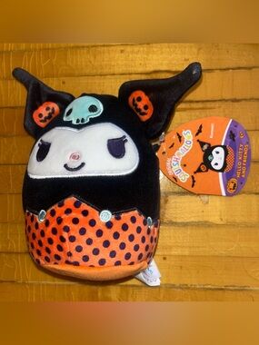 Sanrio Hello Kitty &  Friends Kuromi Halloween Plush Teal Skull NEW NWT